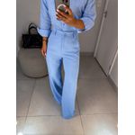 Calça alfaiataria Liza azul céu