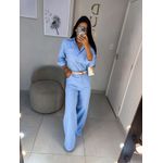 Calça alfaiataria Liza azul céu
