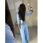Calça alfaiataria Liza azul céu