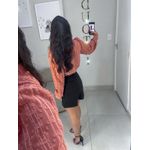Short alfaiataria preto