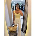 Regata Ester amarelo manteiga
