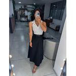 Saia alfaiataria serena preta