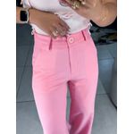 Calça alfaiataria íris rosa claro