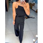 Blusa alfaiataria botões preta