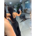 Blusa alfaiataria botões preta