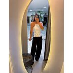 Blusa alfaiataria botões branca