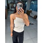 Blusa alfaiataria botões areia