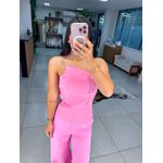Blusa alfaiataria botões rosa