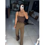 Calça alfaiataria Alícia marrom