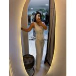 Macacão alfaiataria Zoe areia