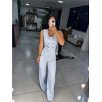 Macacão alfaiataria Zoe azul claro