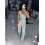 Macacão alfaiataria Zoe verde claro