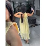 Conjunto amarelo manteiga