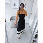 Vestido Giorgia preto/off