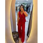 Blusa laço vermelho