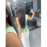 Blusa laço verde claro