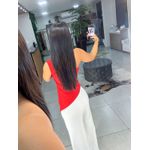 Blusa alfaiataria Laura vermelha