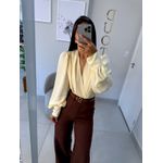 Body Joana amarelo manteiga