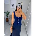 Colete modal azul marinho