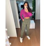 Calça veludo verde