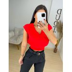 Blusa mariê vermelho