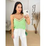 Blusa alcinha verde 