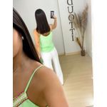 Blusa alcinha verde 