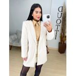 Saia couro off white