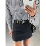 Camisa listrada preta