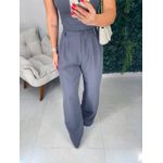 Calça alfaiataria Lauren chumbo
