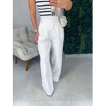 Calça alfaiataria Lauren branca