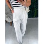 Calça alfaiataria Lauren branca