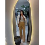 Calça alfaiataria Lauren bege