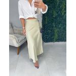 Saia Lorena acetinada nude