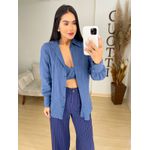 Conjunto viscolinho azul 