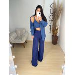 Conjunto viscolinho azul 