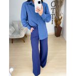 Conjunto viscolinho azul 