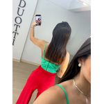 Cropped linho verde