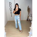 Calça jeans destroyed