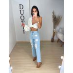 Calça jeans destroyed