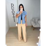 Camisa botões jeans