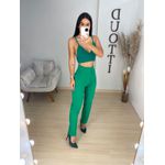 Cropped íris verde