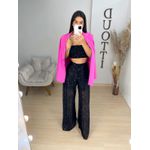 Calça paetê preta 