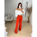 Wide leg sarja laranja