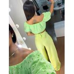 Cropped laise verde 