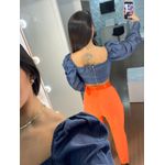 Cropped jeans manga