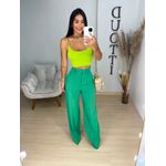 Pantalona alfaiataria verde
