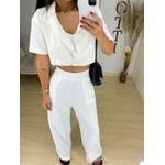 Cropped alfaiataria Lana off