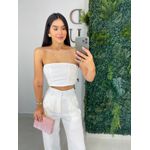 Cropped Sarja branco