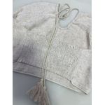 Cropped linho areia